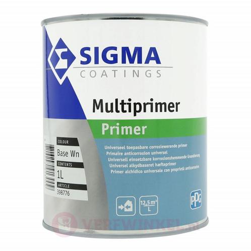 SIGMA multiprimer  - Grachtengroen - 2,5 liter, Doe-het-zelf en Verbouw, Verf, Beits en Lak, Verf, Groen, Nieuw, Minder dan 5 liter