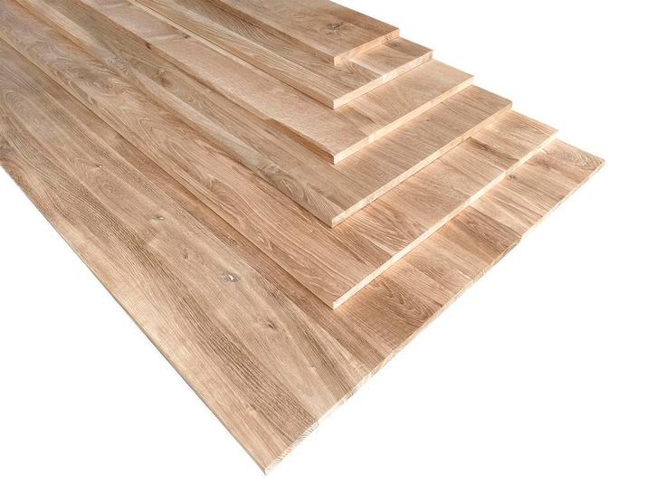 Eiken panelen - meubelpanelen - +150 maten - GIGA voorraad, Doe-het-zelf en Verbouw, Platen en Panelen, Nieuw, 20 tot 50 mm, Hout