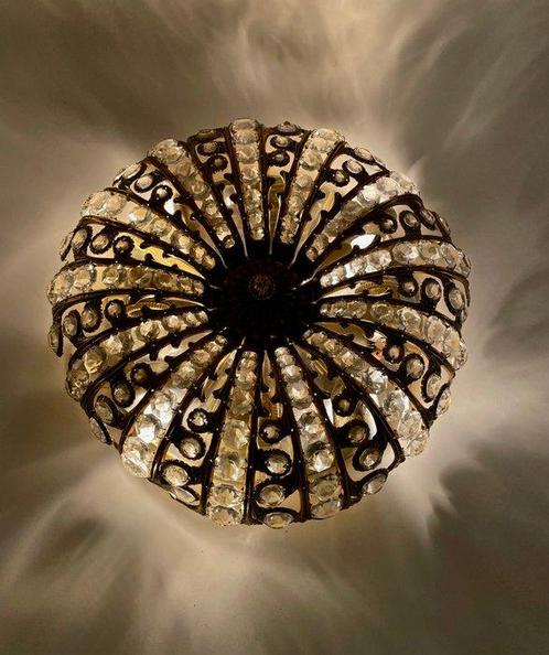Peris Andreu - Plafondlamp - Vintage plafondlamp van messing, Huis en Inrichting, Overige Huis en Inrichting