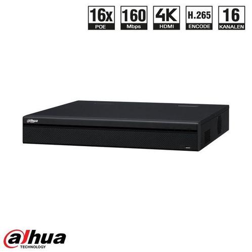 Dahua 16 kanaals 1U 2HDDs 16xPoE NVR incl 2 TB HDD, Doe-het-zelf en Verbouw, Alarmsystemen, Verzenden