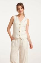 -60% Smashed Lemon  Smashed Lemon 25132 te linnen waistcoat, Kleding | Dames, Verzenden, Nieuw, Wit