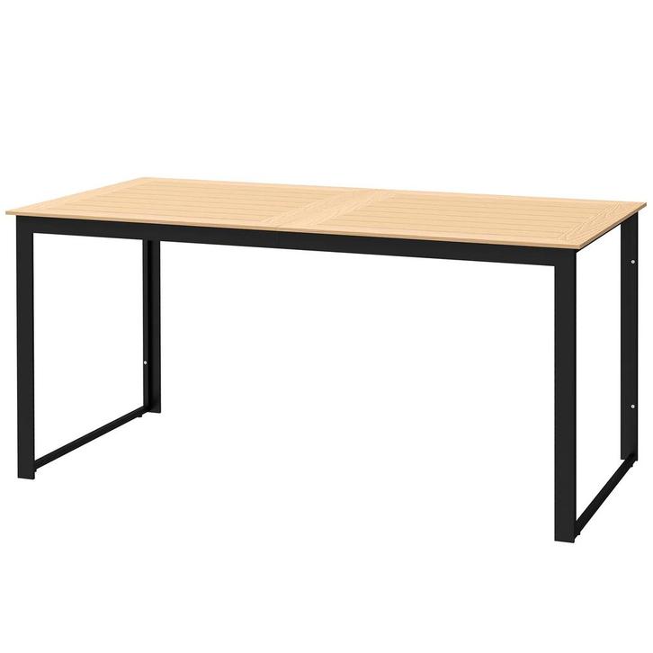 TRUUSK Weerbestendige Tuintafel 160 x 80 cm - Geschikt voor, Tuin en Terras, Tuintafels, Nieuw, Verzenden