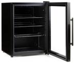 DOMO DO91609BK Barkoelkast - D - 60 L - glazen deur, Huis en Inrichting, Verzenden, Zo goed als nieuw