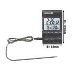 GGM Gastro | Digitale kook thermometer/ timer - 30°C / |, Verzenden, Nieuw in verpakking