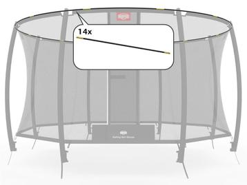 Fiberglass palen veiligheidsnet 520x345 cm beschikbaar voor biedingen