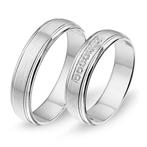 Actie trouwringen in 8/14/18 karaat witgoud per paar vanaf, Sieraden, Tassen en Uiterlijk, Ringen, Verzenden, Nieuw