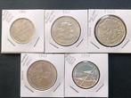 Portugal. Republic. Lote de 5 Moedas Prata 1966/1998 (Zonder