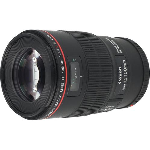 Canon EF 100mm F/2.8L USM IS Macro occasion, Audio, Tv en Foto, Fotografie | Lenzen en Objectieven, Gebruikt, Verzenden