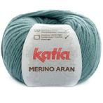 Katia Merino Aran - 65 zeegroen - Merinogaren, Hobby en Vrije tijd, Breien en Haken, Ophalen of Verzenden, Nieuw