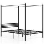 2dekans | coast hemelbed - metaal - 208 x 146 x 190 cm, Ophalen of Verzenden, Zo goed als nieuw, Zwart