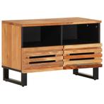 vidaXL Tv-meubel 70x34x46 cm massief acaciahout, Huis en Inrichting, Woonaccessoires | Cd- en Dvd-rekken, Verzenden, Nieuw