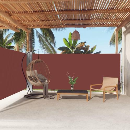 vidaXL Windscherm uittrekbaar 160x600 cm bruin, Tuin en Terras, Zonneschermen, Nieuw, Verzenden