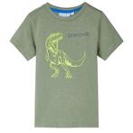 vidaXL Kindershirt met korte mouwen 128 lichtkakikleurig, Verzenden, Nieuw