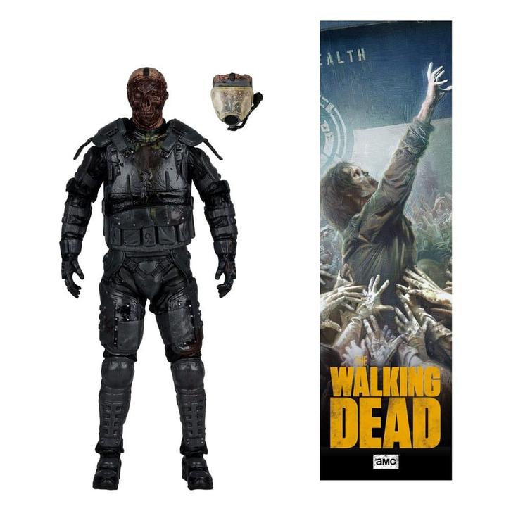 The Walking Dead  Action Figure Gas Mask Zombie (Season 4..., Verzamelen, Film en Tv, Nieuw, Ophalen of Verzenden