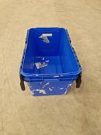 Distributiebak 600x400x374 mm 60L Nestbaar Stapelbaar blauw,, Doe-het-zelf en Verbouw, Gebruikt, 40 tot 60 cm, 50 tot 75 cm, Bak of Kist
