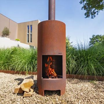 Tuinhaard Forno Carpa, Design Buitenhaard Hout voor Terras beschikbaar voor biedingen