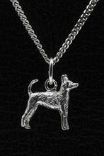 Zilveren Podenco portugues pequeno ketting hanger - klein, Verzenden, Nieuw