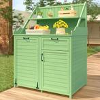 Houten Gereedschapsschuur met Werkblad – 154 cm, Verzenden, Nieuw