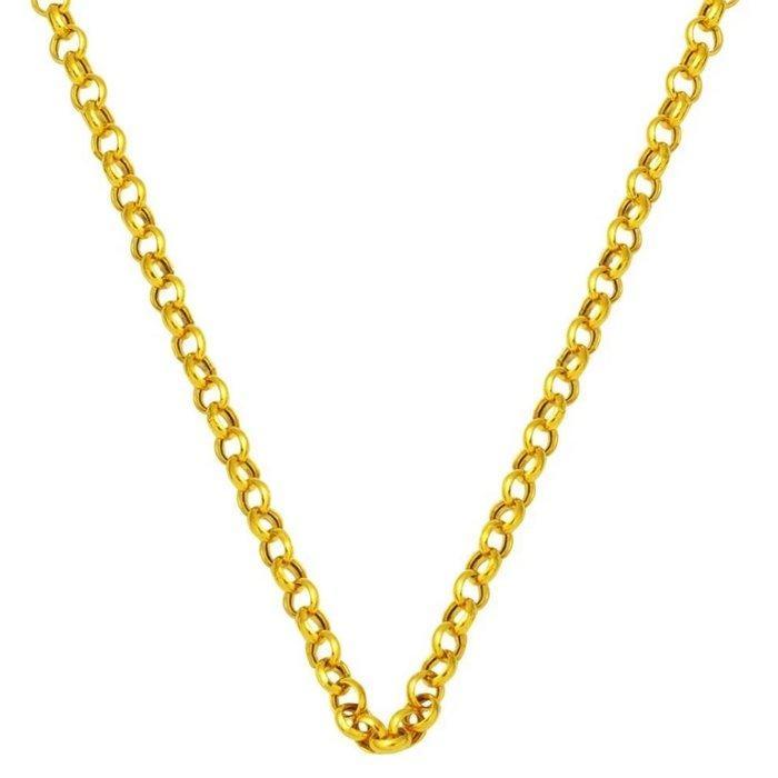 Handmade - Ketting - 14 karaat Geel goud - Doch Chain - 1.90, Sieraden, Tassen en Uiterlijk, Antieke sieraden