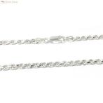 Zilveren rope ketting 50 cm 3 mm, Sieraden, Tassen en Uiterlijk, Kettingen, Verzenden, Nieuw, Zilver