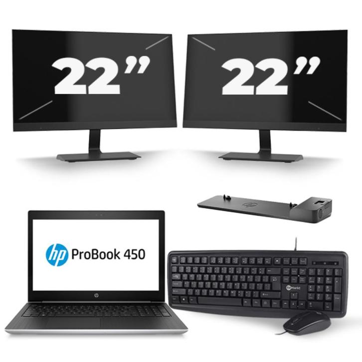 HP ProBook 450 G5 - Intel Core i5-8e Generatie - 15 inch - 1, Computers en Software, Windows Laptops, Nieuw, Verzenden
