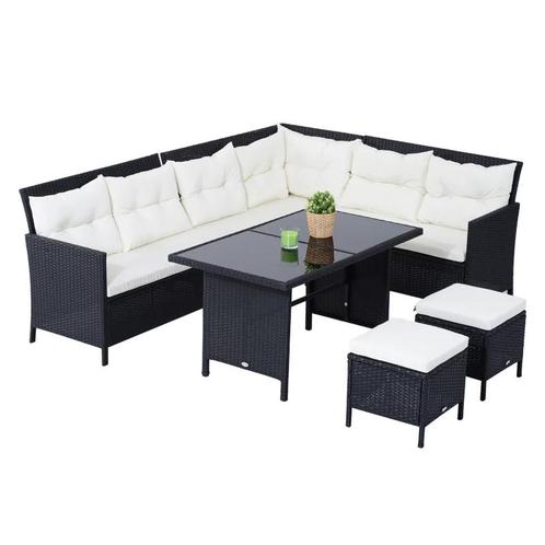 TRUUSK 18-delige Zitgroep Tuinset Bankstel Tuinmeubelset Lou, Tuin en Terras, Tuinsets en Loungesets, Nieuw, Verzenden