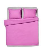 HEMA Dekbedovertrek zacht katoen 200x200/220 violet, Huis en Inrichting, Slaapkamer | Beddengoed, Verzenden, Nieuw