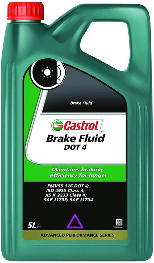 Castrol Brake Fluid DOT 4 remvloeistof 5 liter, Auto diversen, Onderhoudsmiddelen, Ophalen of Verzenden