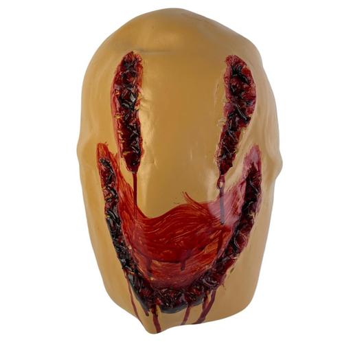 Horror masker Bloody Happy, Hobby en Vrije tijd, Feestartikelen, Nieuw, Verzenden
