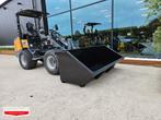 Containerbak 1200 ltr. aan shovel | zand puin afval, Ophalen