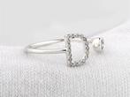 Zonder Minimumprijs - Ring - 14 karaat Witgoud - 0.13ct. tw., Sieraden, Tassen en Uiterlijk, Ringen, Nieuw