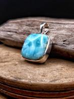 Uniek sieraad in 925 zilver met larimar van topkwaliteit -