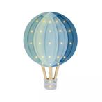 Blauwe luchtballon kinderlamp van hout – handgemaakt, Kinderen en Baby's, Kinderkamer | Inrichting en Decoratie, Ophalen of Verzenden
