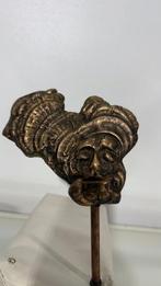 Charle Delporte (1928-2012) - sculptuur, Tête d’homme au, Antiek en Kunst