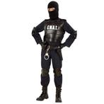 Politie Kostuum Zwart Jongen Swat, Nieuw, Verzenden