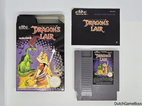 Nintendo Nes - Dragons Lair - SCN -  VGC, Spelcomputers en Games, Games | Nintendo NES, Gebruikt, Verzenden