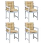Tuinkussens Beige 4 stuks 100x50cm retourdeal 35% korting, Huis en Inrichting, Woonaccessoires | Kussens, Ophalen of Verzenden