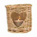 rotan windlicht hart 9cm, Verzenden, Nieuw