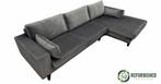 Refurbished 4-zits hoekbank antraciet | 6 mnd garantie!, 250 tot 300 cm, Velours, Hoekbank, Zo goed als nieuw