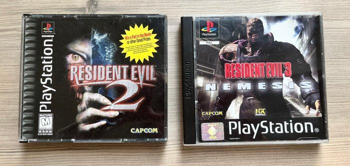 Sony - Playstation 1 (PS1) - Resident Evil 2 (NTSC) USA x 2, Spelcomputers en Games, Spelcomputers | Overige Accessoires