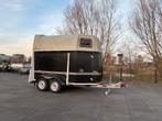 Humbaur Atis 2-paards trailer met zadelkamer en Alu bodem!, Ophalen, Gebruikt, Aluminium, 2-paards trailer