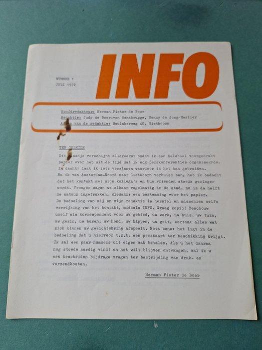 Herman Pieter de Boer e.v.a. - INFO - 1972-1974, Antiek en Kunst, Antiek | Boeken en Bijbels