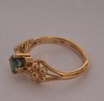 Ring - 18 karaat Geel goud Smaragd - Smaragd, Nieuw