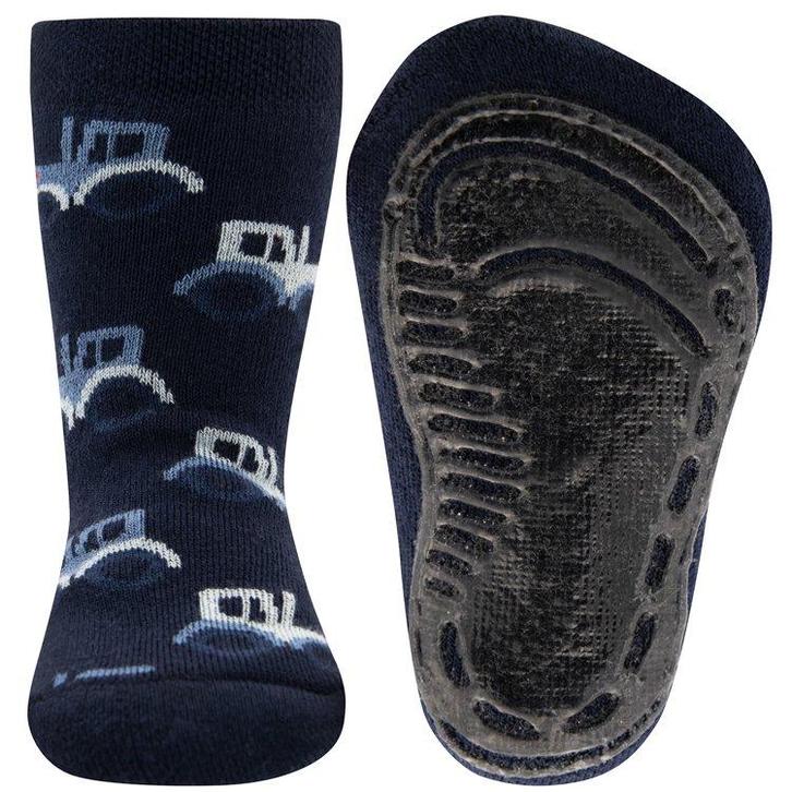 Antislipsok Donkerblauw met Lichtblauwe Trekkers - Ewers-31/, Kinderen en Baby's, Kinderkleding | Schoenen en Sokken, Jongen, Nieuw