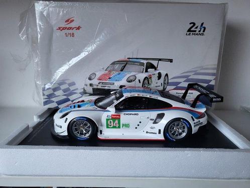 Spark 1:18 - Model sportwagen - Porsche 911 RSR LM GTE, Hobby en Vrije tijd, Modelauto's | 1:5 tot 1:12