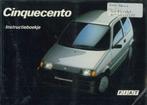 1992 Fiat Cinquecento Instructieboekje Nederlands, Auto diversen, Handleidingen en Instructieboekjes, Verzenden