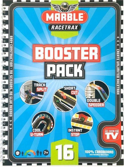 Marble Racetrax - Knikkerbaan Booster Pack - 16 sheets, Kinderen en Baby's, Speelgoed | Educatief en Creatief, Knutselen, Bouwen