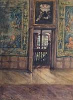 Victoria Manners (XIX-XX) - Vista interior de palacio