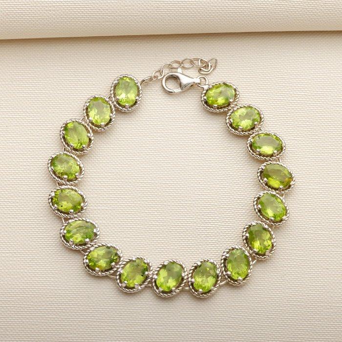 Zonder Minimumprijs - Armband Zilver - 1.00ct. tw. Topaas -, Sieraden, Tassen en Uiterlijk, Armbanden