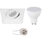 Voordeelset LED Spot Set - Pragmi Nivas Pro - GU10 Fitting -, Metaal of Aluminium, Nieuw, Ophalen of Verzenden, Led